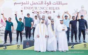 winners-of-the-founders-cup-cen119-race-were-honored-by-the-minister-of-sportsqatar