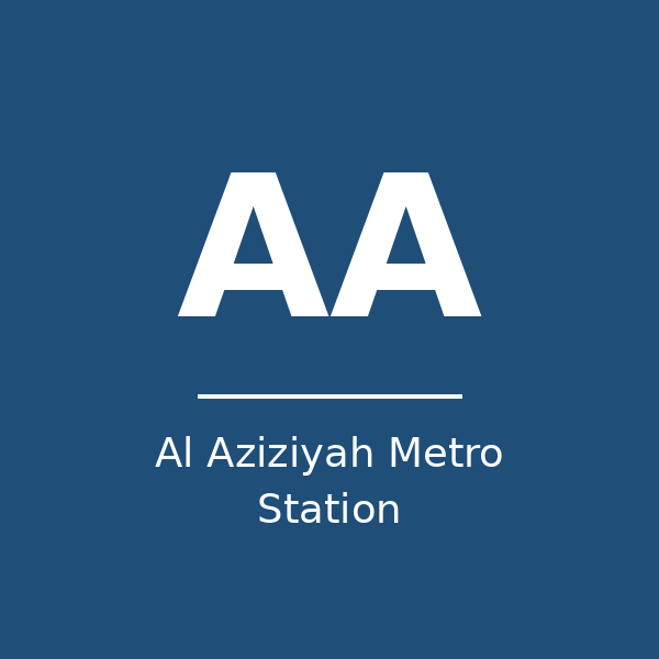 محطة مترو العزيزية مقابل طريق فيلاجيو - الريان in qatar