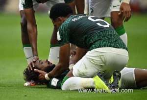 the-saudi-defender-alshahrani-underwent-surgery-in-riyadh-after-suffering-a-horrific-injury-qatar