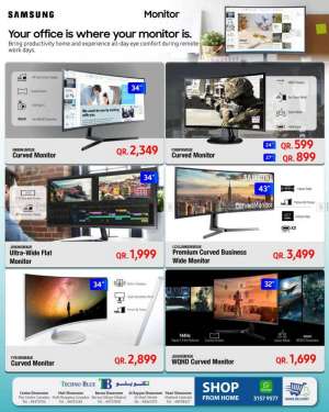 upgrade-your-home-office-with-samsung-monitors in qatar