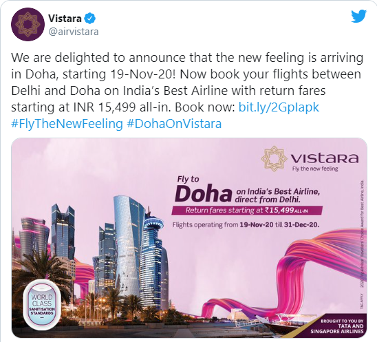 flights From India To Qatar 