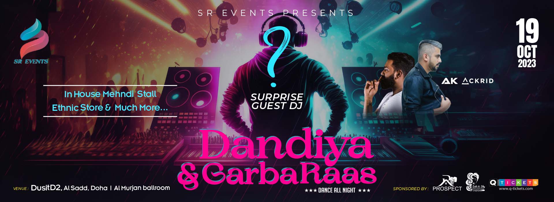 Dandiya & Garba Raas, SR Events